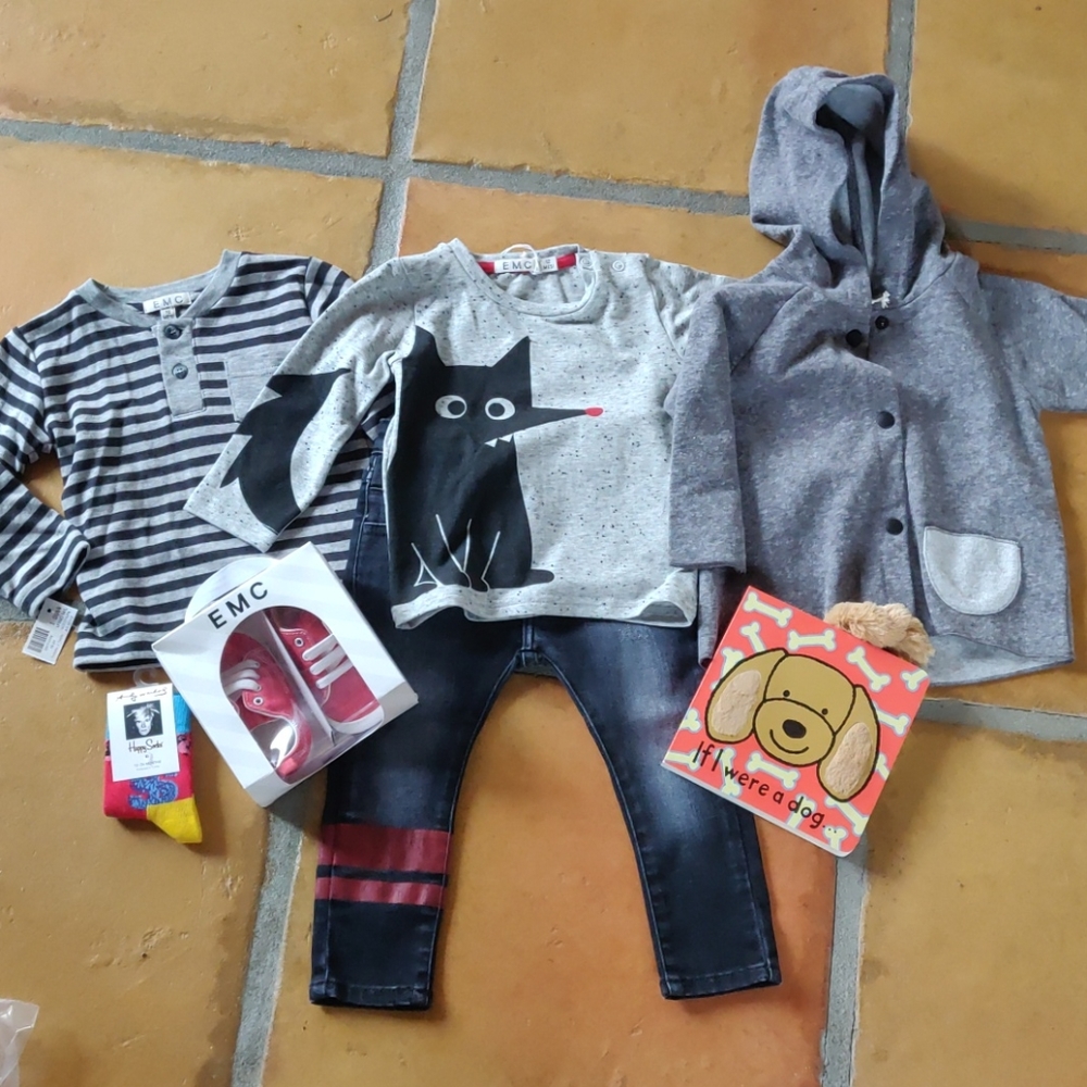 Boys 12 month gift bag